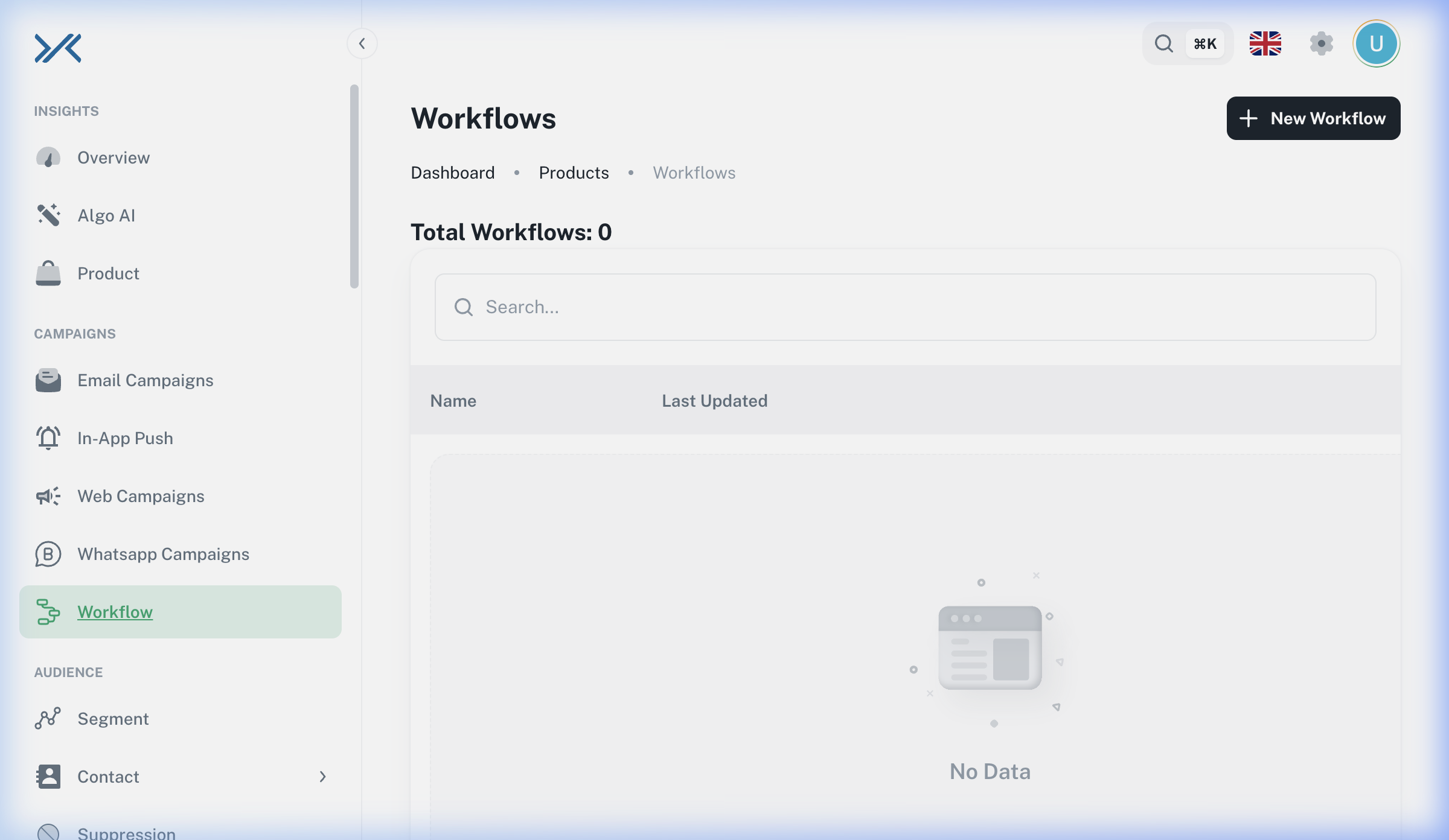 Workflows List